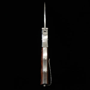 Navaja plegable MCUSTA Shinra Mixture MC-0145G - Bamboo - SG2 - Mango de madera de hierro (71 mm)