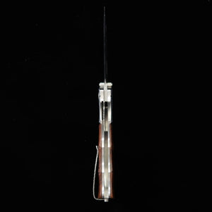 Navaja plegable MCUSTA Shinra Mixture MC-0145G - Bamboo - SG2 - Mango de madera de hierro (71 mm)