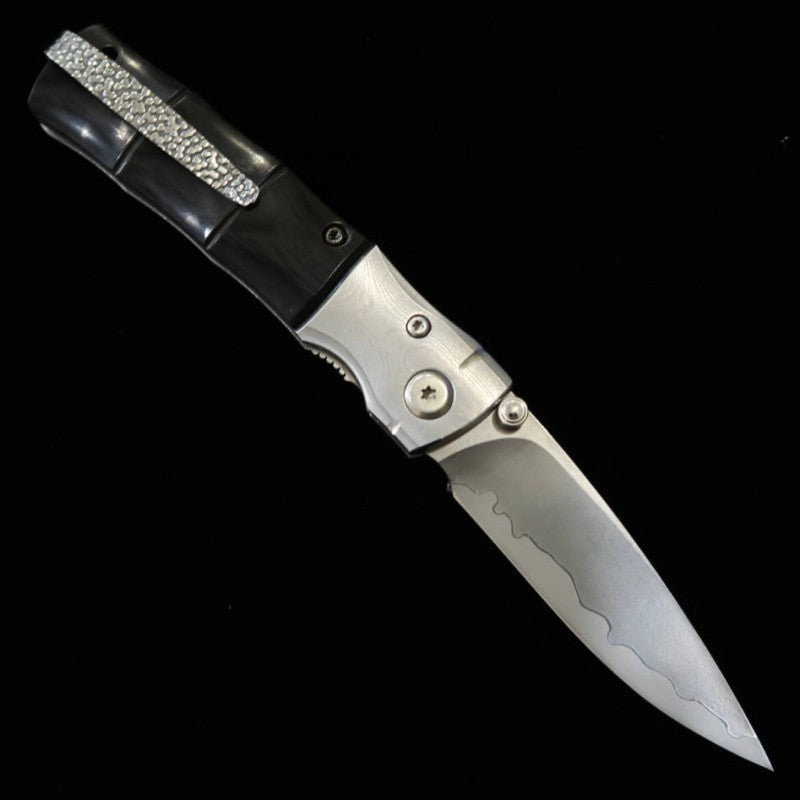 MCUSTA Shinra Mixture MC-0146G - Bamboo - SG2 - Black Pakkawood Handle (71mm)