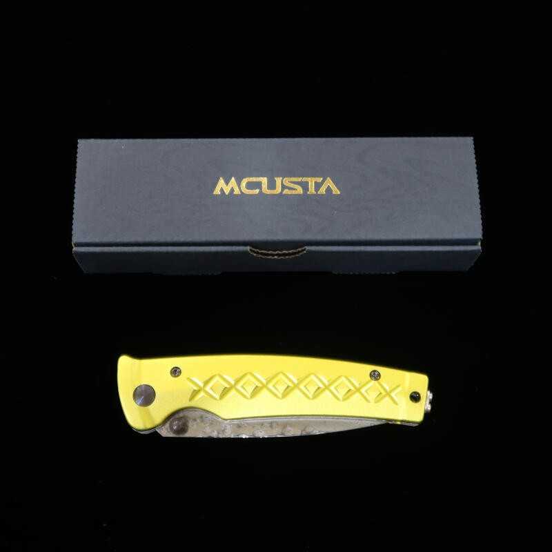 Canivete MCUSTA VG-10 Fusion Series MC-0164D Amarelo (85mm)