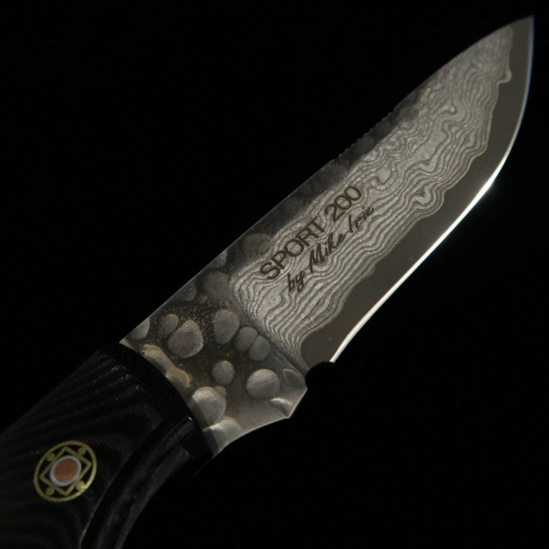 MCUSTA VG10 Mika Irie Sport series MC-0232DB Sport200 Black Micarta (65mm)