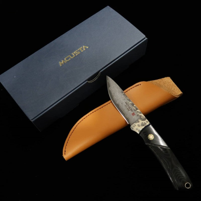 Faca MCUSTA VG10 Mika Irie Sport series - MC-0231DB - Sport100 Black Micarta (65mm)