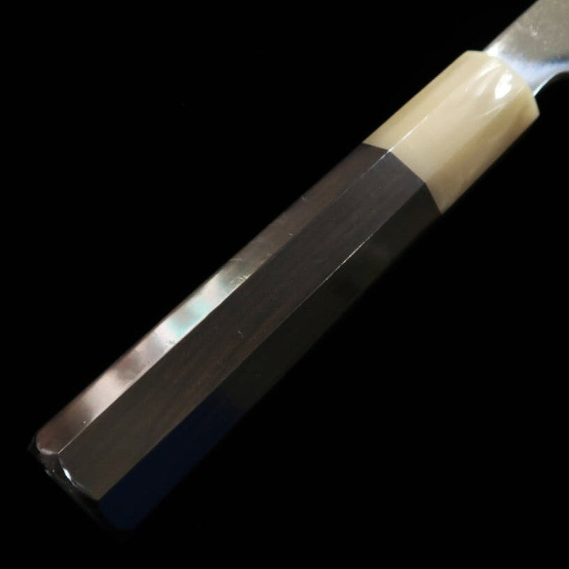 SUISIN Par Kenji Togashi, Mizumoto-yaki, Sabaki double tranchant, Acier bleu No.2, manche en ébène (150 mm)