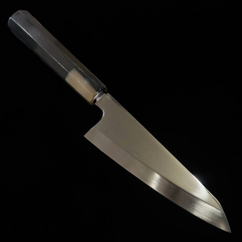 SUISIN Suisin obra de Kenji Togashi sabaki higashi-bōchō honyaki en agua Aogami nº 2 mango de ébano (150 mm)