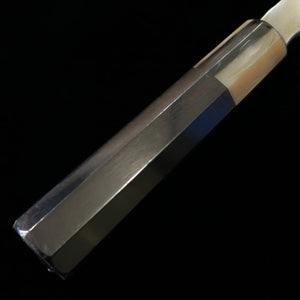SUISIN Suisin obra de Kenji Togashi sabaki higashi-bōchō honyaki en agua Aogami nº 2 mango de ébano (150 mm)