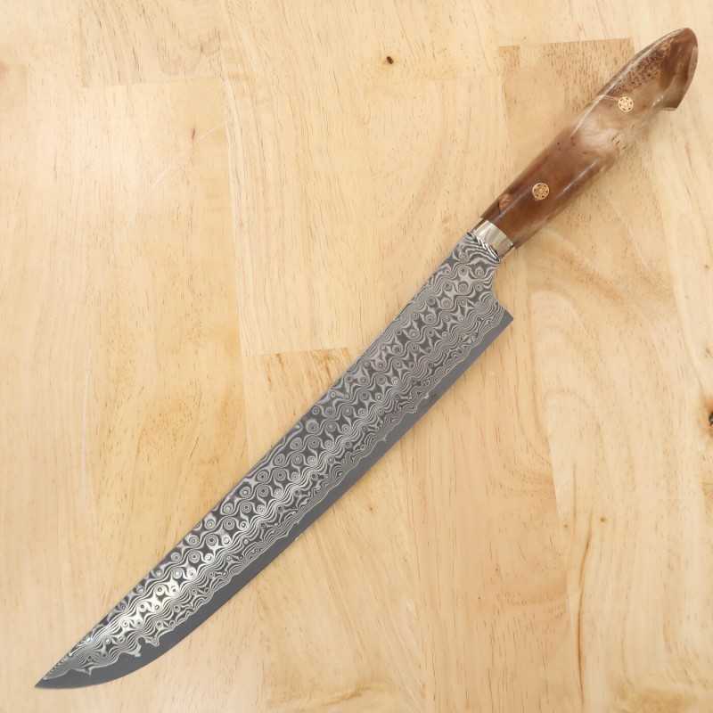 NIGARA SG2 Anmon Saki-maru Sujihiki, manche personnalisé (270 mm)