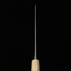 Hajime Yorokobi SLD, finition noire, manche custom, couteau sujibiki à pointe arrondie (390 mm)