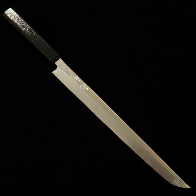 KAGEKIYO, Takobiki Sakimaru, VG10, Finition miroir, Manche Hirame (flet) (300 mm)