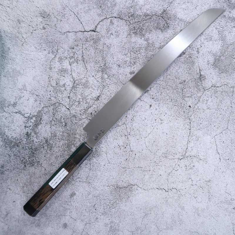 Sakimaru takohiki SAKAI TAKAYUKI Zangetsu Ginsan, mango octogonal de wengué (300 mm)