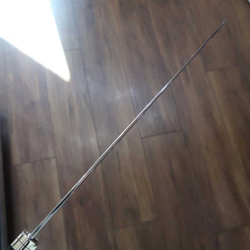 Tadokoro Hamono TADOKORO HAMONO Makoto Saku Sakimaru Takobiki Gin-san n°3, finition miroir, manche en ébène (300 mm)