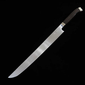 Sakimaru Takohiki TADOKORO HAMONO Tadokoro Makoto Ginsan Mirror Finish Ebony Handle (300mm)