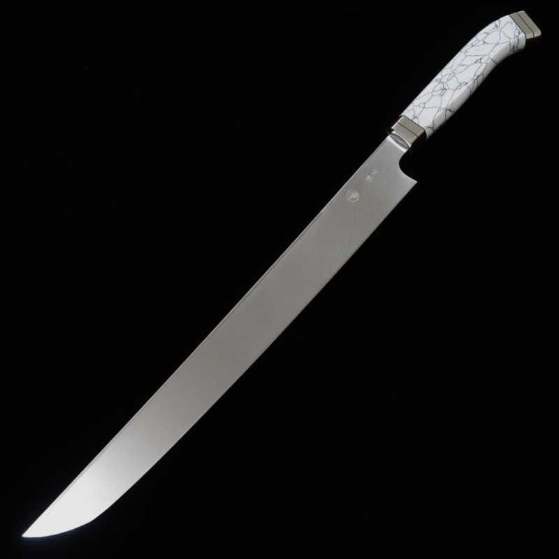 田所刃物 TADOKORO HAMONO 真琴作 先丸蛸引 鏡面 銀紙三号 コーリアン（300mm）