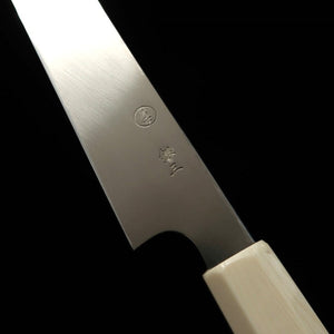 TADOKORO HAMONO, Takobiki Sakimaru, Makoto, Acier Gin-san, Finition miroir, Manche en bois de santal (300mm)