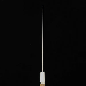 TADOKORO HAMONO, Takobiki Sakimaru, Makoto, Acier Gin-san, Finition miroir, Manche en bois de santal (300mm)