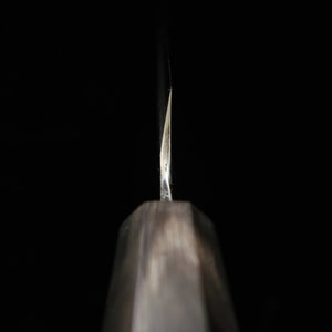 Sakimaru Takohiki TADOKORO HAMONO Makoto Mirror Finish Ginsan with Ebony Silver Wrap Handle (300mm)