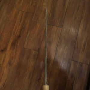 NIGARA, Yanagiba Sakimaru, Coreless Acier bleu n°2 × Acier blanc n°2, Damas, Manche palissandre (300 mm)