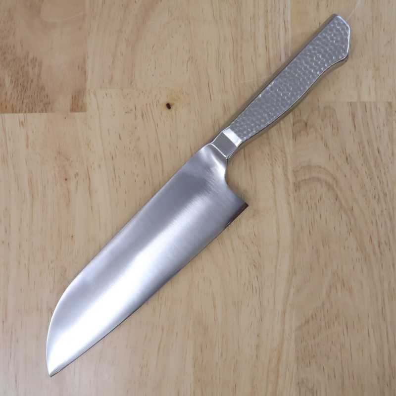 Santoku GLESTAIN M Type All Stainless Handle (170mm)