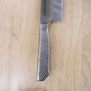 Santoku GLESTAIN M Type All Stainless Handle (170mm)