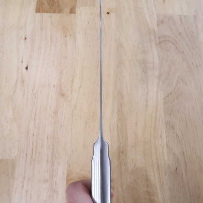 Santoku GLESTAIN M Type All Stainless Handle (170mm)