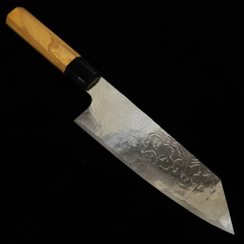 片山 雄太YUTA KATAYAMA VG10 ニッケルダマスカス 腐食仕上げ 文化包丁 欅八角柄 (165mm)