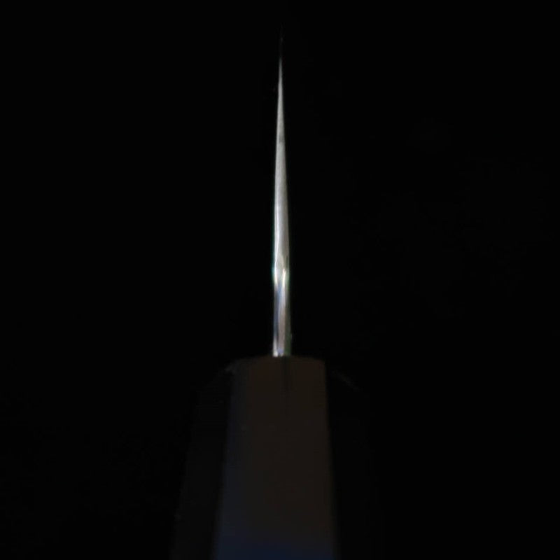 Santoku HATSUKOKORO × Satoshi Nakagawa Aogami No. 1 Damasco Wenge Handle (180mm)