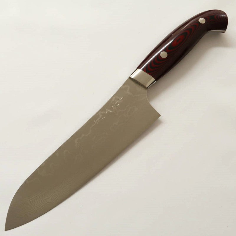 片山雄太 YUTA KATAYAMA ”暁” SG2 ダマスカス 三徳 マイカルタ (180mm)