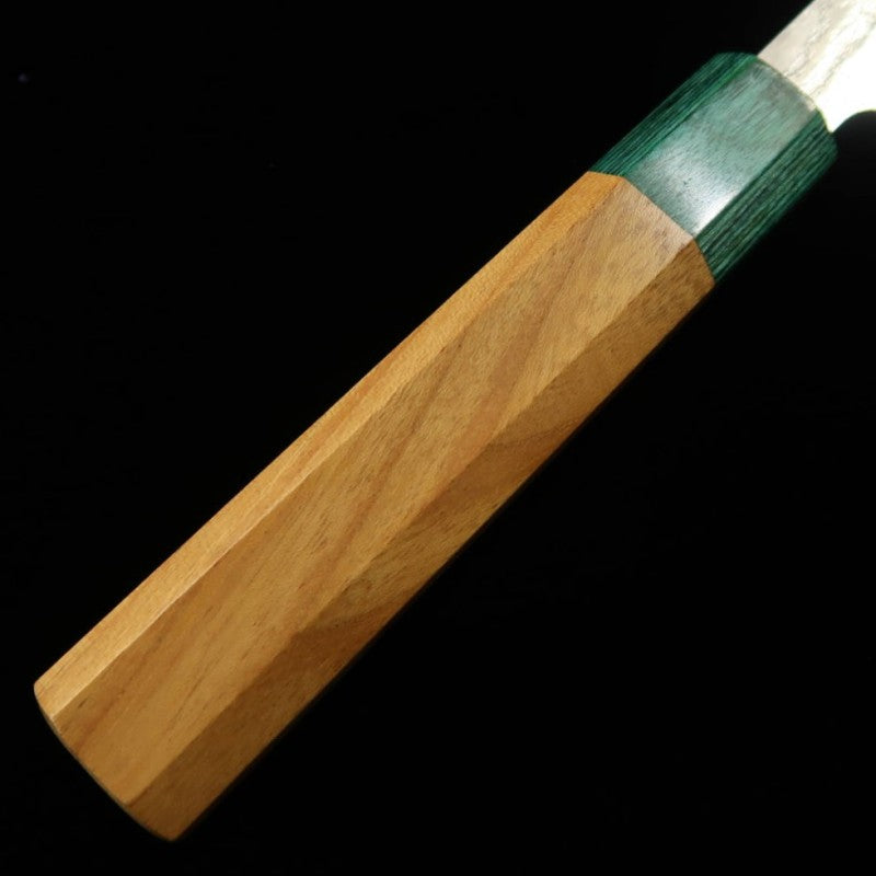 STYLE-K Santoku Makoto Kurosaki Kodama VG-10W Damascus Keyaki Handle (170mm) 