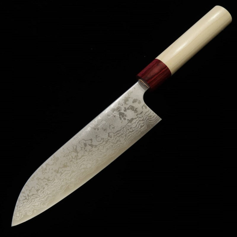 昌景 MASAKAGE VG10 ダマスカス 霧 三徳 朴柄 (170mm)