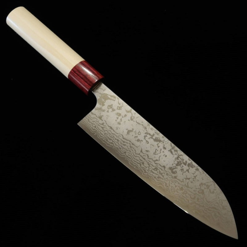 昌景 MASAKAGE VG10 ダマスカス 霧 三徳 朴柄 (170mm)
