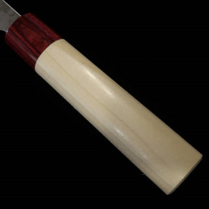 MASAKAGE Kiri Santoku VG10 Damasco, mango de magnolia (170 mm)