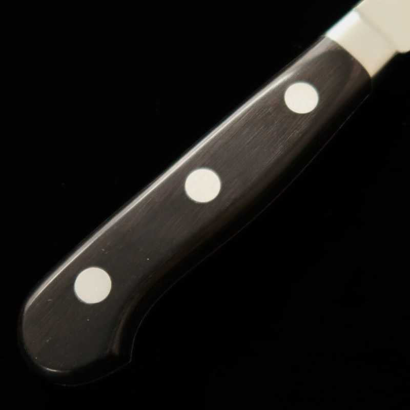 Santoku Misono 440 cabo Madeira compensada laminada preta (180mm)