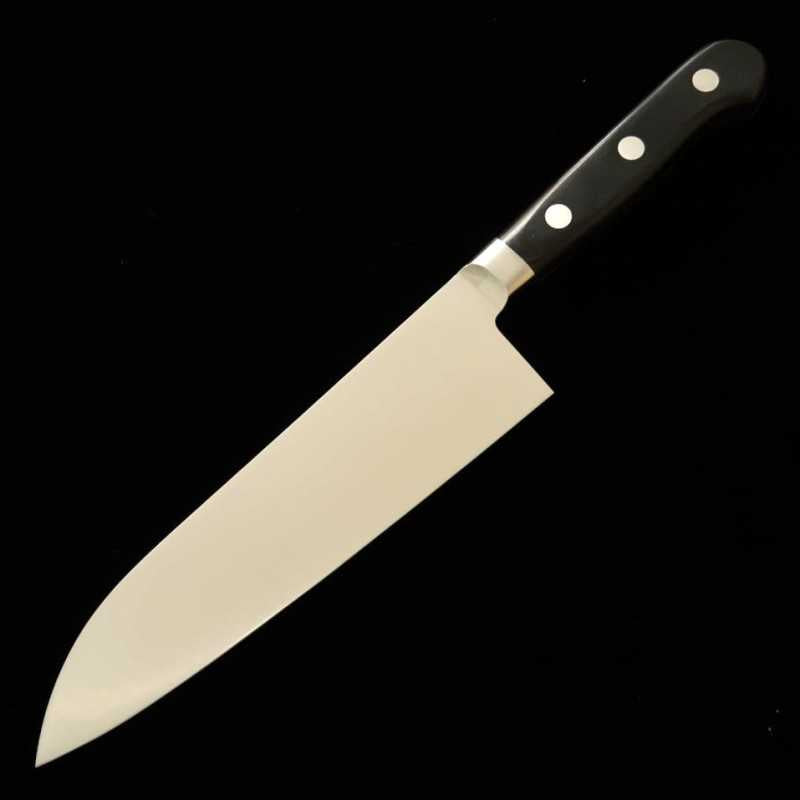 Santoku Misono 440 cabo Madeira compensada laminada preta (180mm)