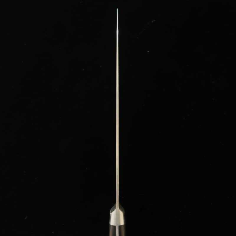 ミソノMISONO EUカーボン 彫刻入 三徳 黒合板柄 (180mm)