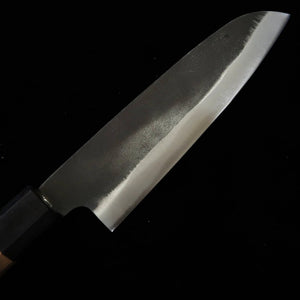 三浦 MIURA 三徳 青紙二号 黒打ち 胡桃柄 (165mm)