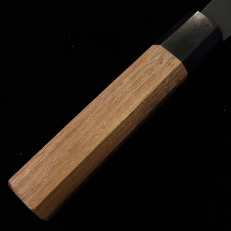 三浦 MIURA 三徳 青紙二号 黒打ち 胡桃柄 (165mm)