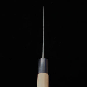 三浦 MIURA 三徳 青紙二号 黒打ち 胡桃柄 (165mm)