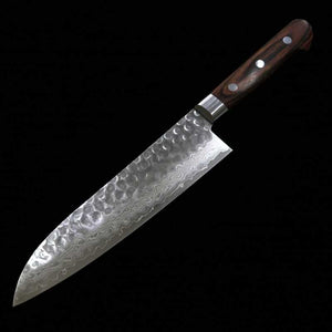 MIURA Santoku VG-10 Damascus Mahogany Plywood (180mm)