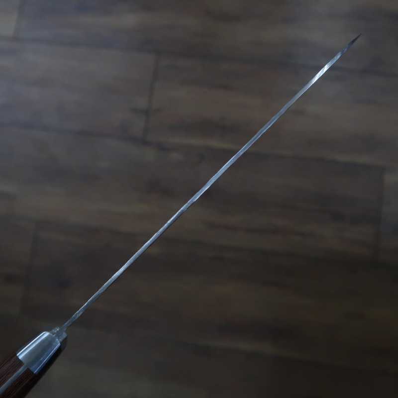 三浦 MIURA VG-10ダマスカス マホガニー合板 三徳 (180mm)