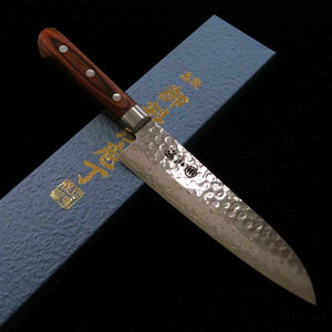 MIURA Santoku VG-10 Damascus Mahogany Plywood (180mm)