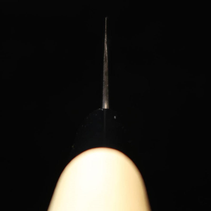 三浦 MIURA 三徳 松風 青紙二号 黒打ち 朴柄 (165mm)