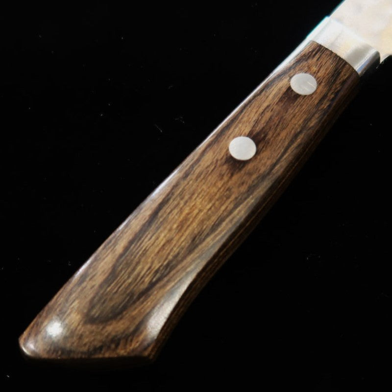 MIURA, Kokuryuu, Santoku, VG10, Martelé, Damas, Manche en frêne brun (170 mm)