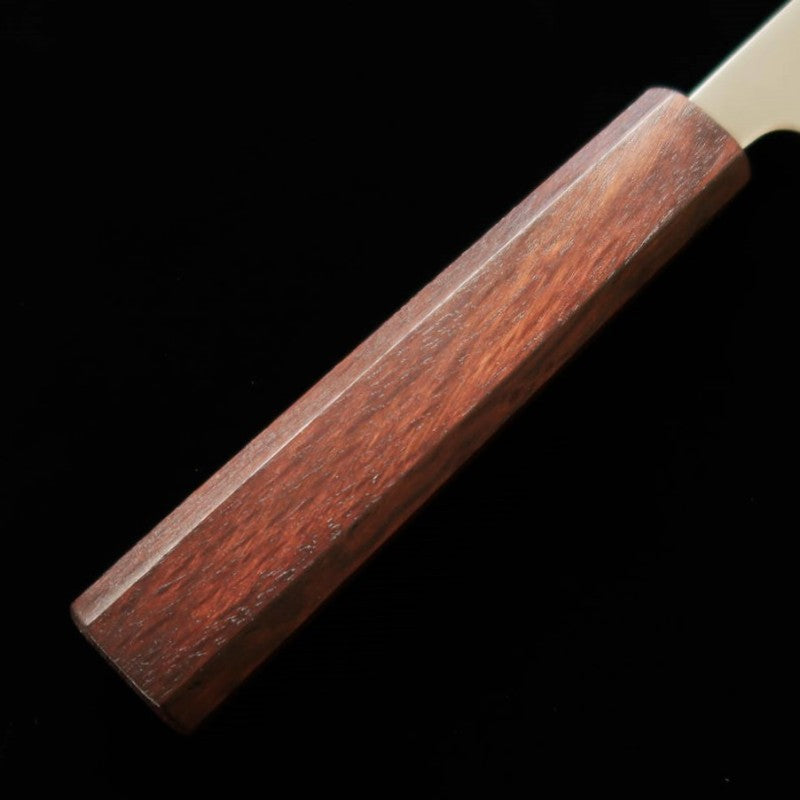 三浦 MIURA 三徳包丁 銀紙三号 磨き仕上げ 燦紫柄 (165mm)