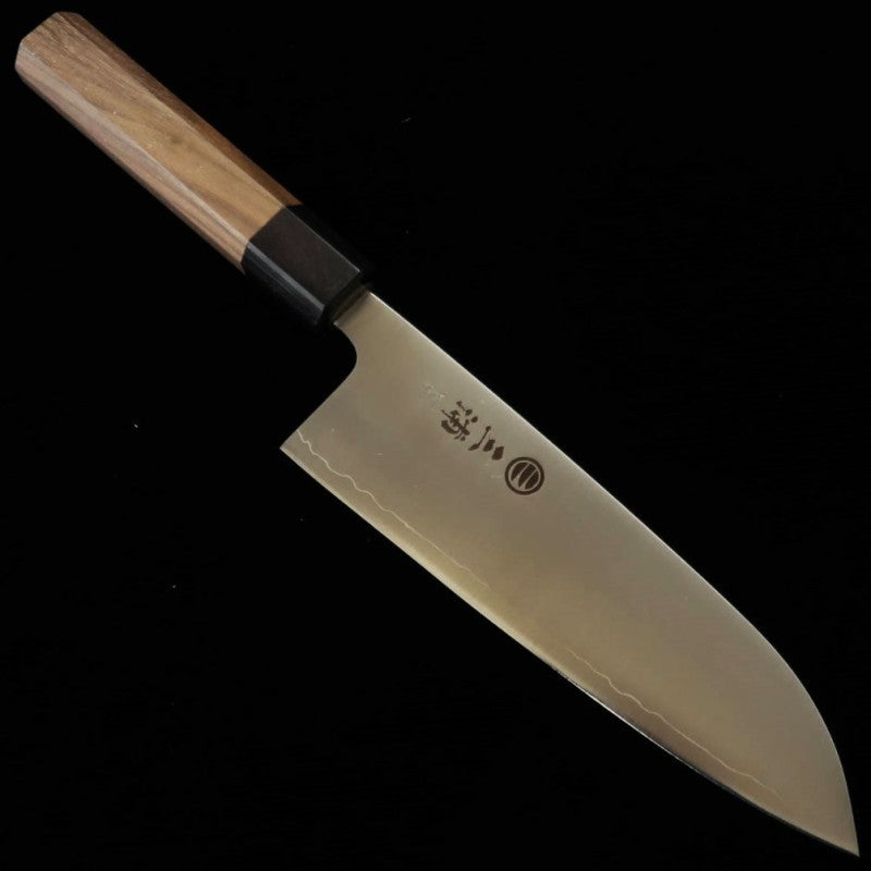 Miura MIURA Santoku 440C Manche en noyer (165 mm)