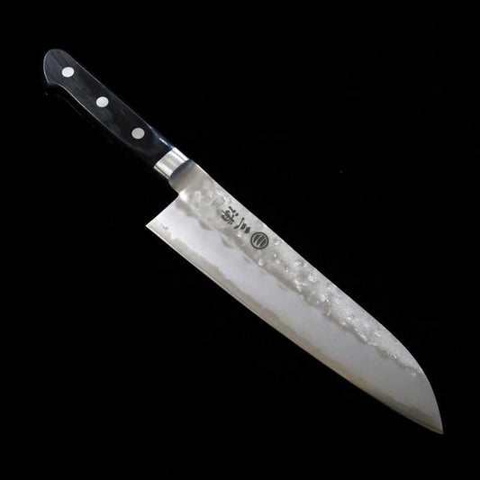 Santoku MIURA Ginsan with black plywood handle (180mm)