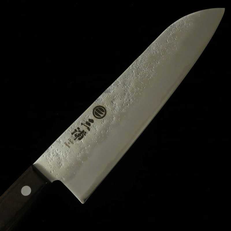 Santoku MIURA Ginsanko with Brown Plywood Handle (180mm)