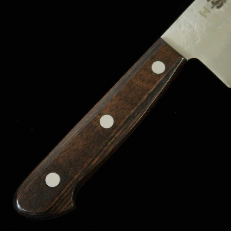 Santoku MIURA Ginsanko with Brown Plywood Handle (180mm)