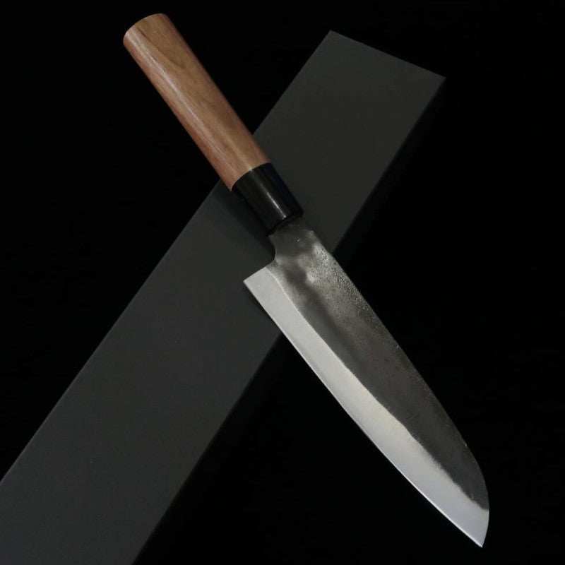 Santoku Miura Shirogami Nº 2 Cabo de Nogueira Preta (165mm)