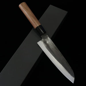 Santoku Miura Shirogami Nº 2 Cabo de Nogueira Preta (165mm)