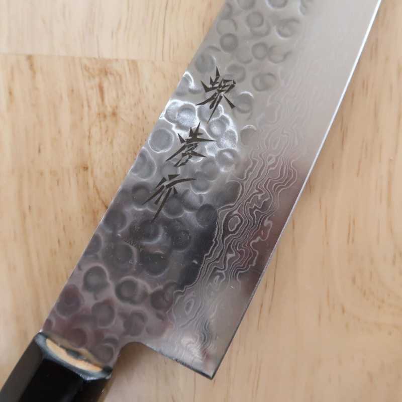 堺孝行 SAKAI TAKAYUKI 45層ダマスカス 三徳 六角半丸柄 (180mm)