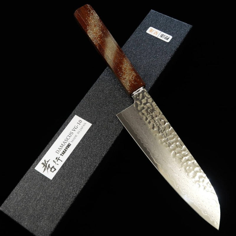 Sakai Takayuki SAKAI TAKAYUKI Hoshiren - Santoku VG10 Damas martelé (170 mm)